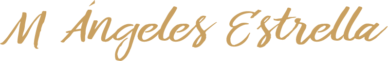 logo dorado María Ángeles Estrella