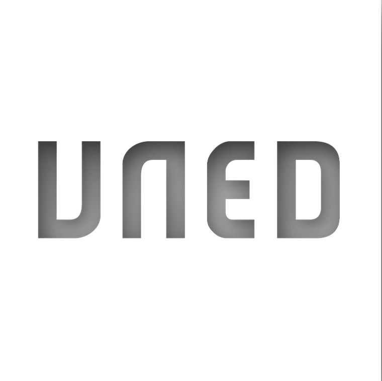 UNED logo in bold black letters on a white background.